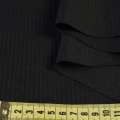Тканина костюмна з шерстю в ялинку дрібну чорна, ш.160 оптом