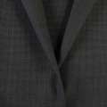 Полушерсть костюмная в узор мелкий серый черная, ш.155 оптом