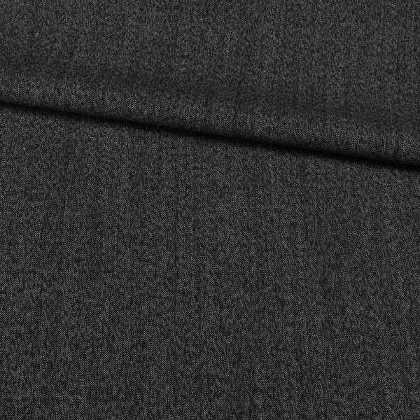 Шерсть костюмна меланж чорно-сіра BECKER, ш.158 оптом