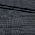 Тканина костюмна бавовняна стрейч гусяча лапка клітина чорно-бордова сіра, ш.150 оптом