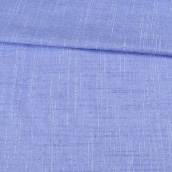 Коттон жаккардовый голубой в светлые штрихи и точки ш.150 оптом