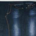 Тканина плащова, принт сині джинси, рапорт 210см, ш.145 оптом