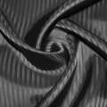 Віскоза підкладкова чорна з сірим відтінком в смужку, ш.140 оптом