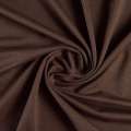 Трикотаж вискозный с эластаном коричневый темный ш.155 оптом