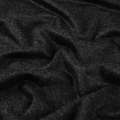 Трикотаж костюмный с шерстью черно-серый меланж ш.152 оптом
