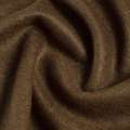 Трикотаж костюмный шерстяной "Kochwolle uni" коричневый ш.145 оптом