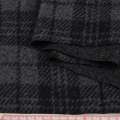 Трикотаж костюмний GERRY WEBER з шерстю сірий в чорну клітину ш.135 оптом