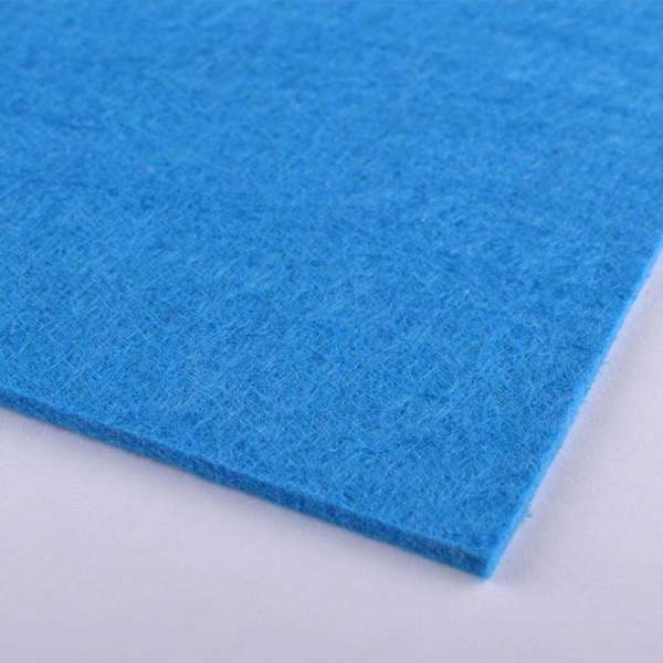 Фетр для рукоделия 2мм сине-голубой, ш.100 оптом