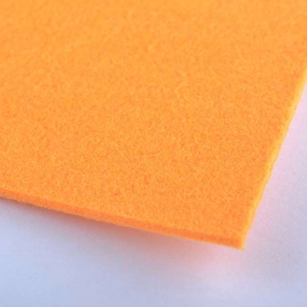Фетр для рукоділля 2 мм помаранчевий, ш.100 оптом