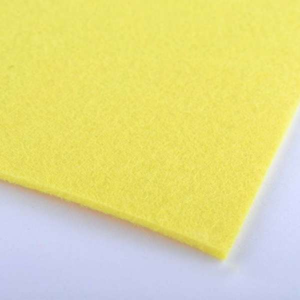 Фетр для рукоділля 2 мм жовтий яскравий, ш.100 оптом