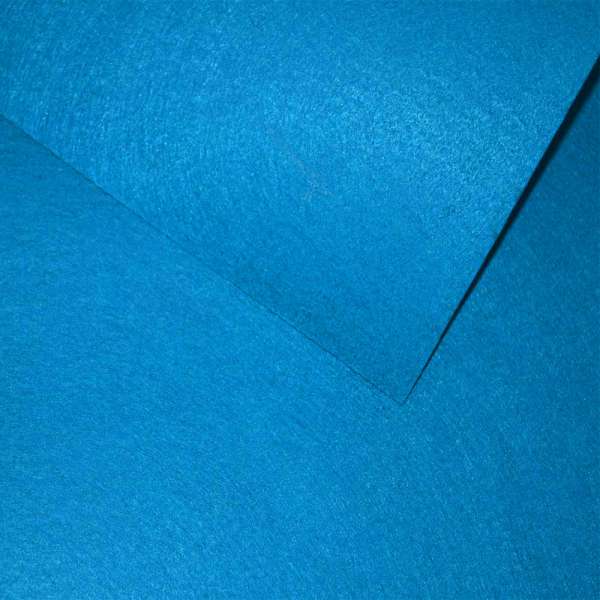 Фетр для рукоделия 0,9мм синий яркий, ш.85 оптом