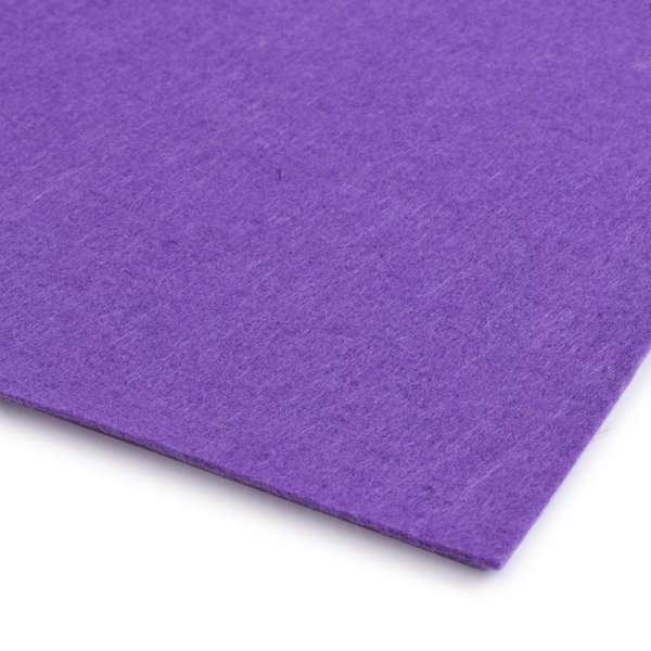 Фетр для рукоделия 2мм фиолетовый, ш.100 оптом