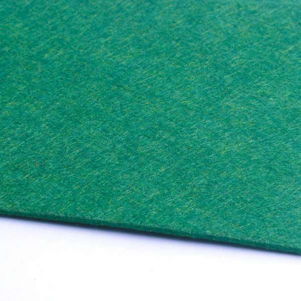 Фетр для рукоделия 3мм зеленый темный, ш.100 оптом