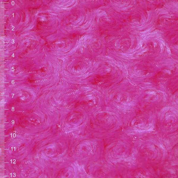 Мех искусственный розово-малиновый с розочками ш.205 оптом