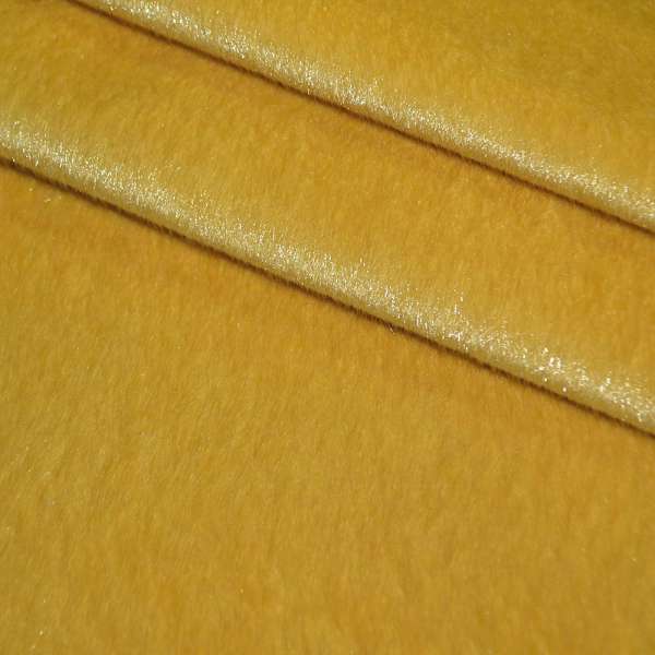 Мех искусственный коротковорсовый оранжево-желтый, ш.150 оптом