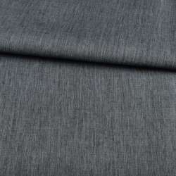 ПВХ тканина Оксфорд льон 300D сіро-синій темний, ш.150