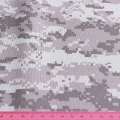 ПВХ ткань оксфорд 600D камуфляж пиксель серый ш.155 оптом