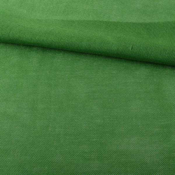 Рогожка деко зелена яскрава, ш.150 оптом