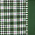 Бязь набивная в зеленую клетку, зеленая кайма, ш.220 оптом