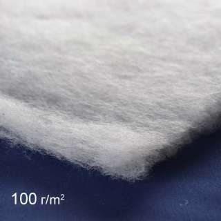 Синтепон швейный улучшенный пл.100 белый, продается рулоном 50м, цена за 1м, ш.150 оптом