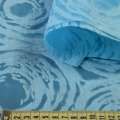 Флизелин неклеевой (спанбонд) голубой с тиснением круги, плотность 80, ш.162 оптом