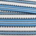 Тканина з українським орнаментом Панночка блакитна, ш.150 оптом