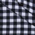 Флис клетка черно-белая (уценка) ш.100 оптом