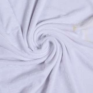 Велюр стрейч белый (уценка) ш.160 оптом