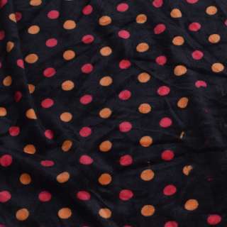 Велсофт двухсторонний круги цветные, черный (уценка), ш.180 оптом