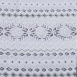 Мех искусственный молочный в серый орнамент (уценка, дефекты) ш.170