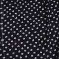 Поплин структурный черный с белыми котиками (уценка) ш.150 оптом