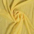 Купра диллон желтая в средний белый горох (уценка) ш.145 оптом