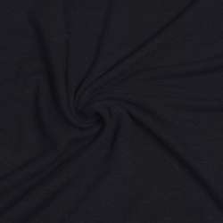 Трикотаж шерстяной черный (уценка) ш.170