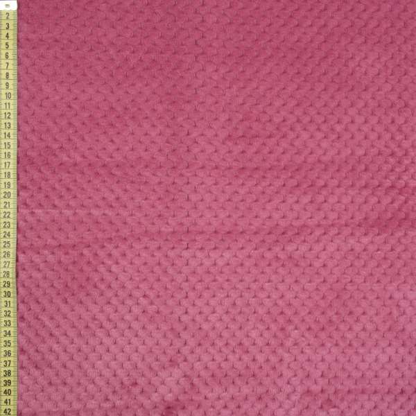 Плюш минки односторонний розово-сиреневый, ш.185 оптом