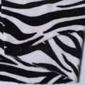 Велсофт двосторонній широкие черно-білі смужки зебра, ш.177 оптом