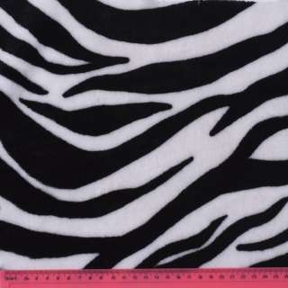 Велсофт двухсторонний широкие черно-белые полоски зебра, ш.177 оптом