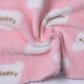 Велсофт двухсторонний мишки HAPPY белые, розовый ш.185 оптом