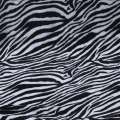 Велсофт двосторонній чорно-білі смужки зебра, ш.190 оптом