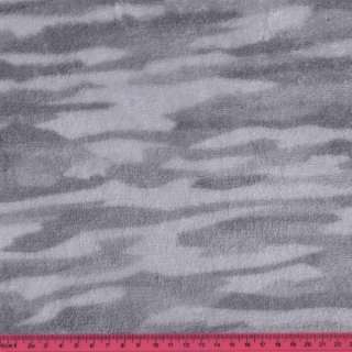 Велсофт двухсторонний камуфляж серый, ш.190 оптом