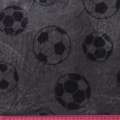 Велсофт двухсторонний серый, серые футбольные мячи, ш.180 оптом