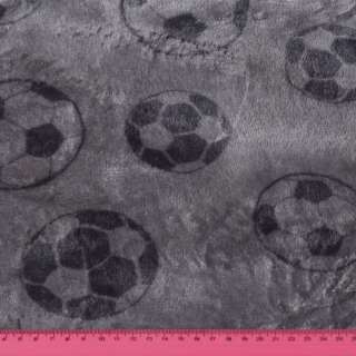 Велсофт двосторонній сірий темний, сірі футбольні м'ячи, ш.180 оптом