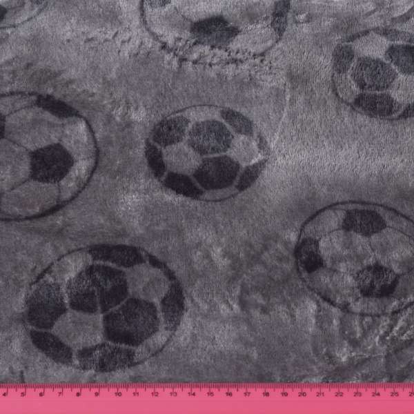 Велсофт двухсторонний серый темный, серые футбольные мячи, ш.186 оптом
