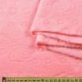 Велсофт двосторонній з тисненням бантики рожевий, ш.185 оптом
