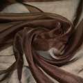 Вуаль тюль шифон коричнева, ш.280 оптом