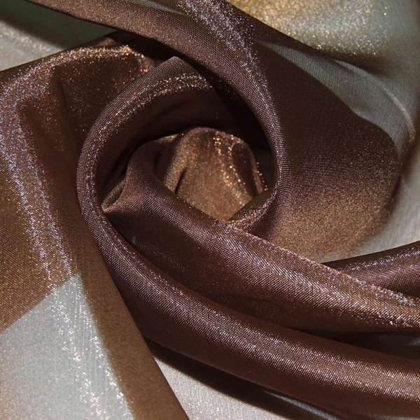 Кристаллон тюль коричневий темний, ш.280 оптом