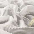 Льон гардинний вишивка зигзаги білі, білий, ш.280 оптом