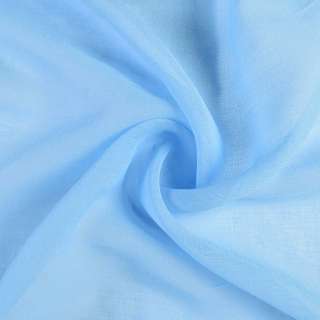 Креп льон французький гардинний блакитний, ш.280 оптом