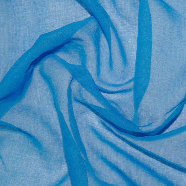Льон французький гардинний синій світлий, ш.280 оптом