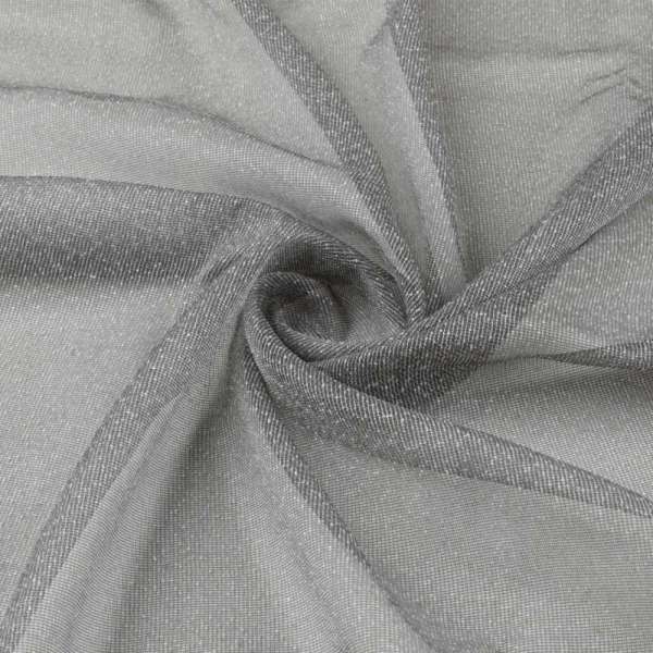 Лен гардинный HARLEY серый с утяжелителем, ш.300 оптом