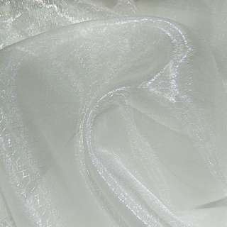 Кристалл органза гардинная ромбы, хамелеон белая, ш.270 оптом